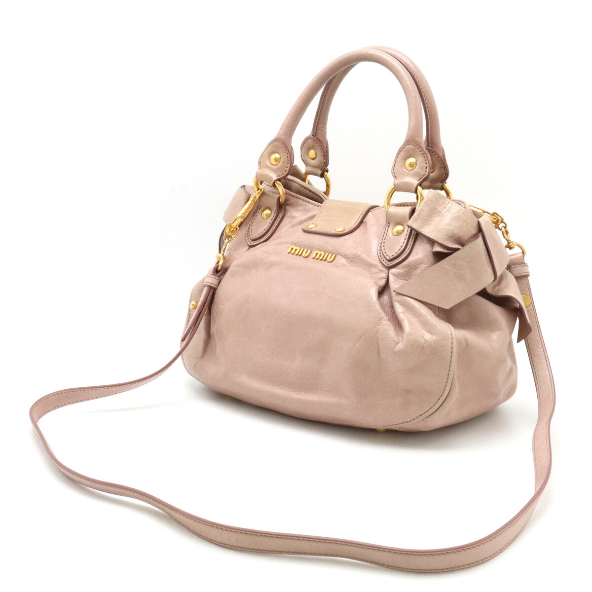 楽天市場】【バッグ】Miu Miu ミュウ ミュウ ミュウミュウ サイド