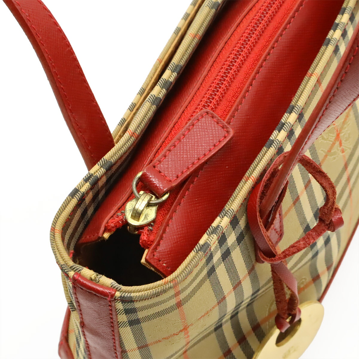 楽天市場】BURBERRY バーバリー ノバチェック チェック柄 ハンドバッグ