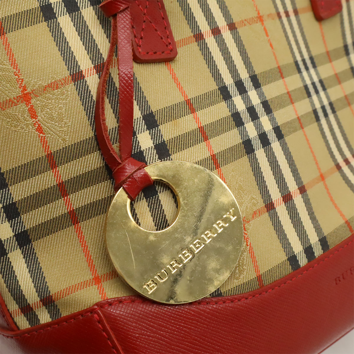 楽天市場】BURBERRY バーバリー ノバチェック チェック柄 ハンドバッグ