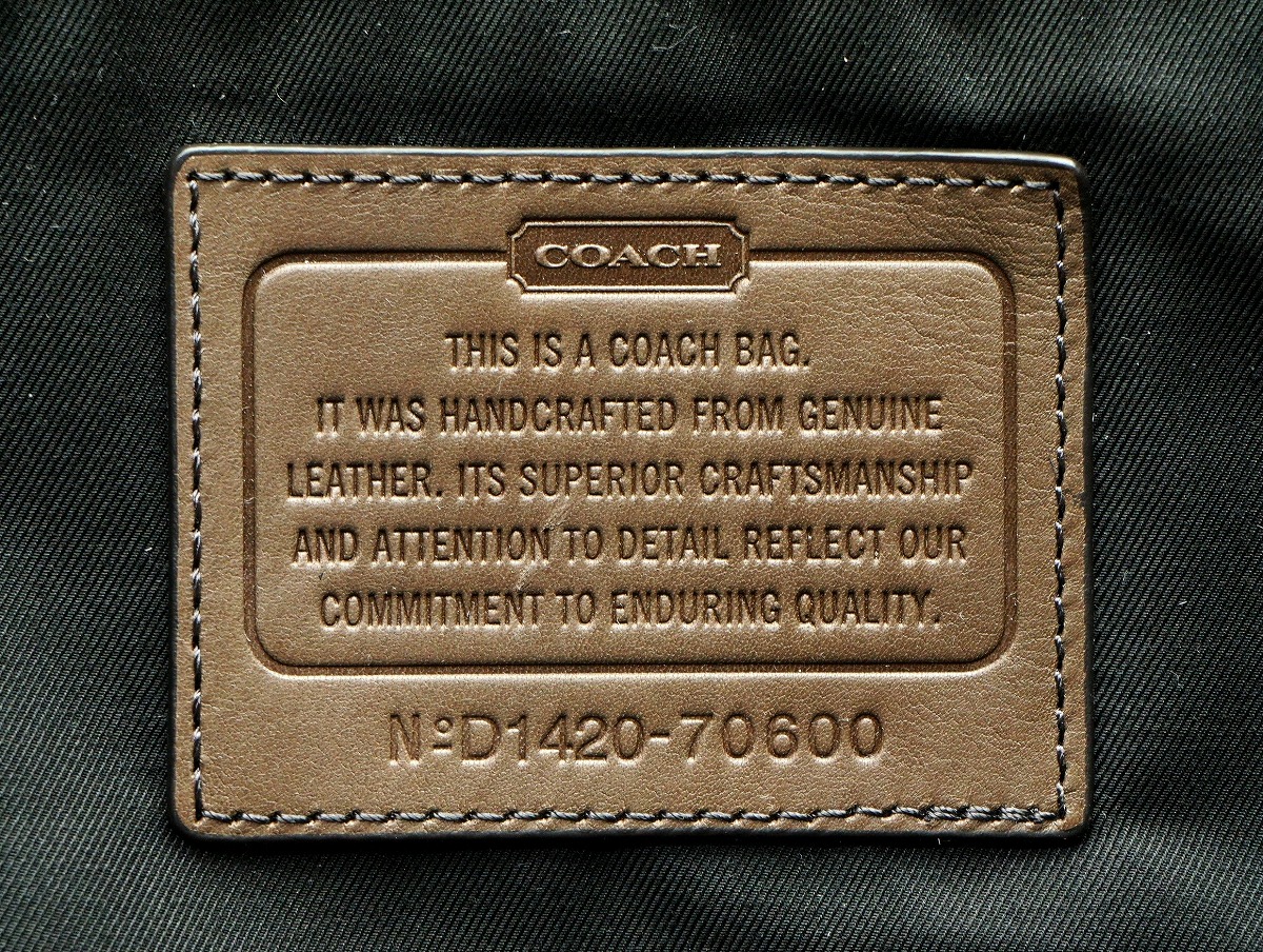 楽天市場】【バッグ】COACH コーチ ブリーカー レガシー レザー