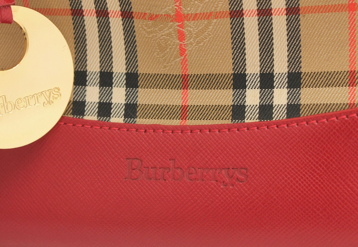 楽天市場】【バッグ】BURBERRY バーバリー ノバチェック ハンドバッグ