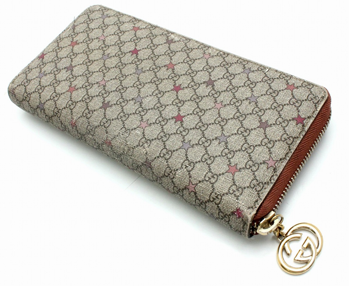 楽天市場】【財布】GUCCI グッチ GGスプリーム マイクロGG スター 星