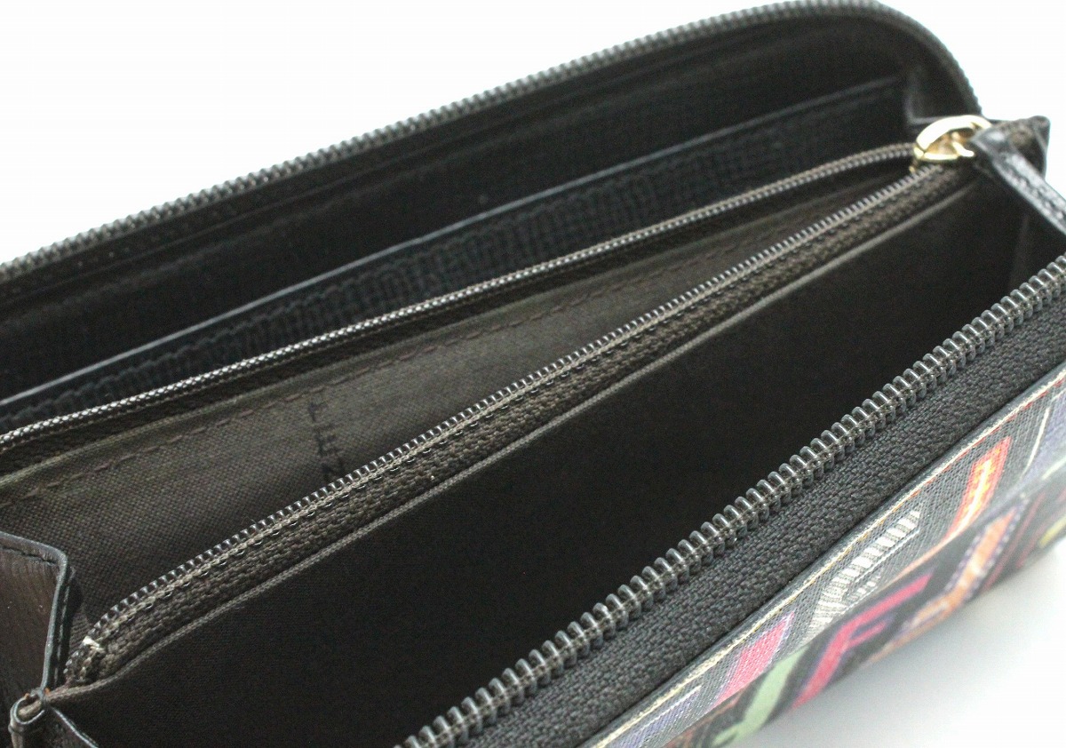 楽天市場】【財布】FENDI フェンディ ズッカ柄 ラウンドファスナー 長