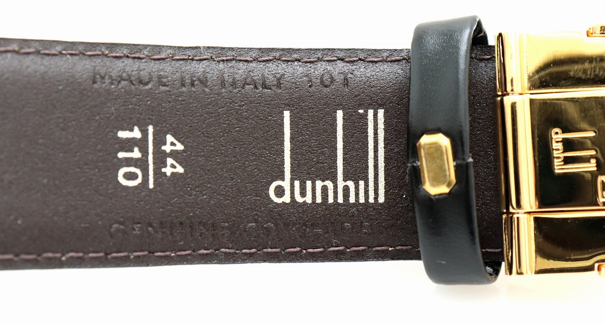 楽天市場】【未使用品】dunhill ダンヒル ベルト カーフ レザー 黒