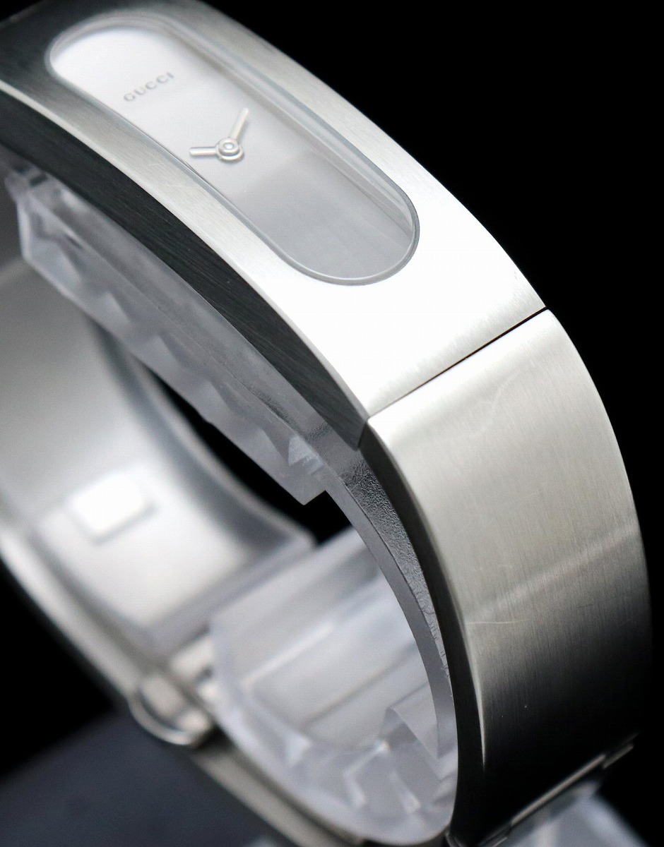 楽天市場】【ウォッチ】GUCCI グッチ バングル ウォッチ シルバー文字