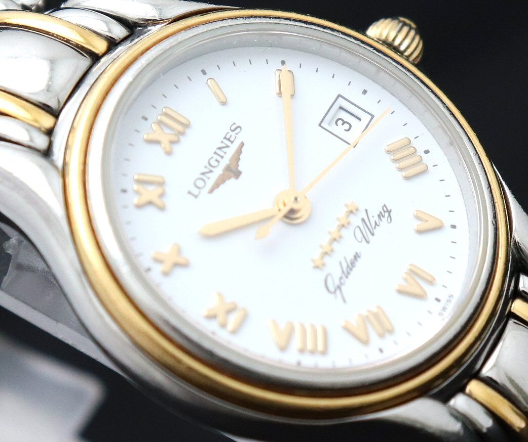 楽天市場】【ウォッチ】LONGINES ロンジン ゴールデンウィング デイト