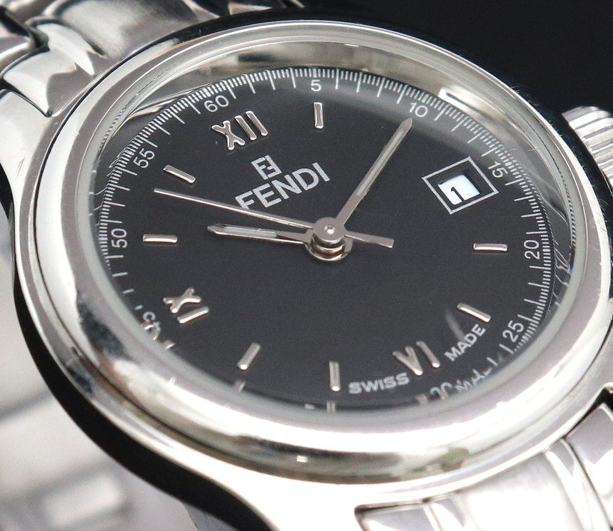 楽天市場】【ウォッチ】FENDI フェンディ ブラックダイアル デイト