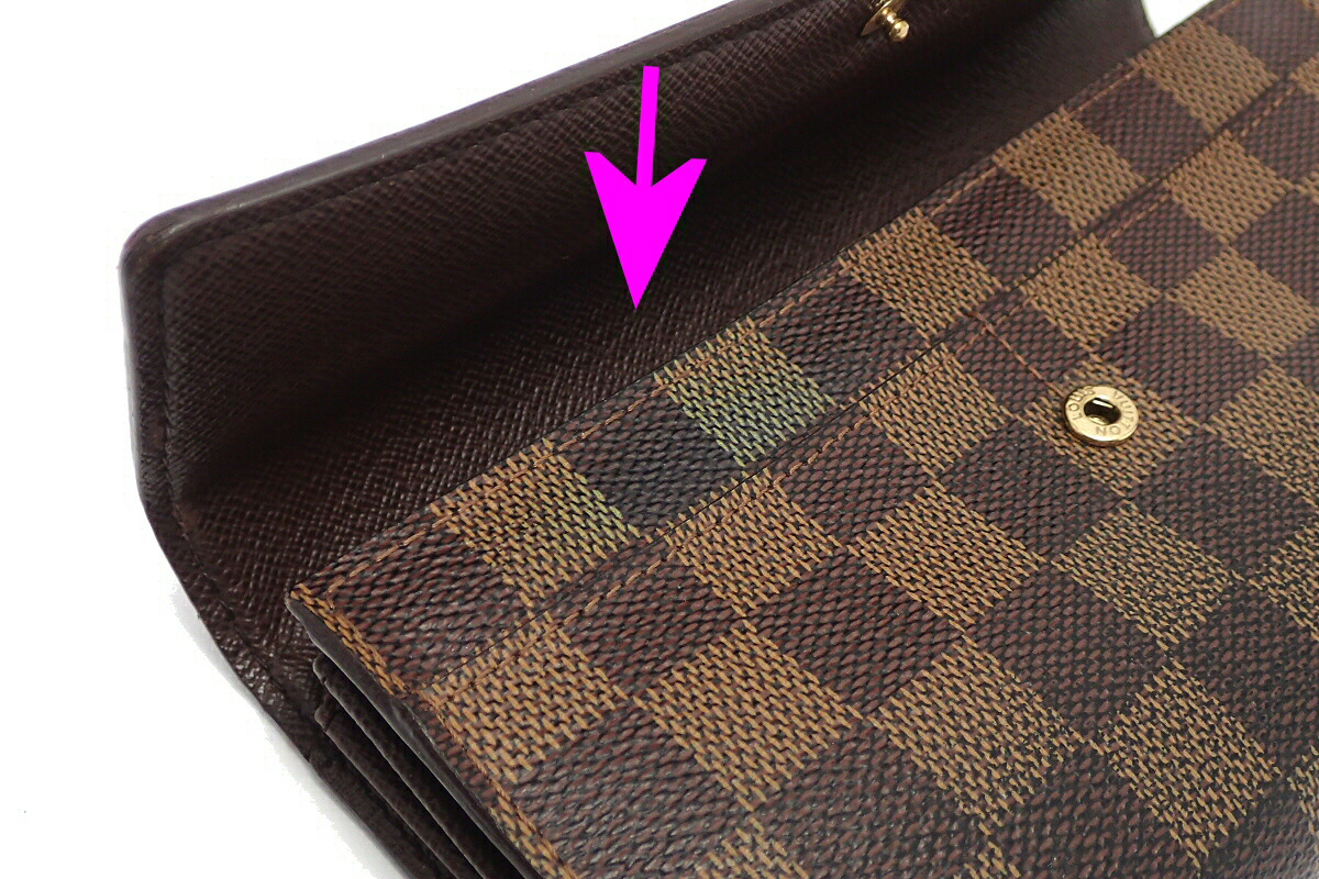 楽天市場】【財布】LOUIS VUITTON ルイ ヴィトン ダミエ ポシェット