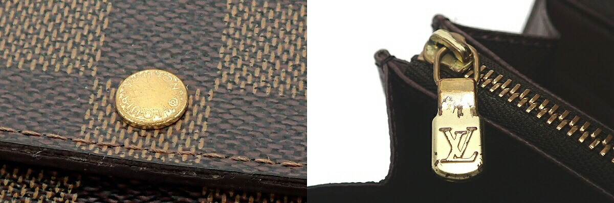 楽天市場】【財布】LOUIS VUITTON ルイ ヴィトン ダミエ ポシェット