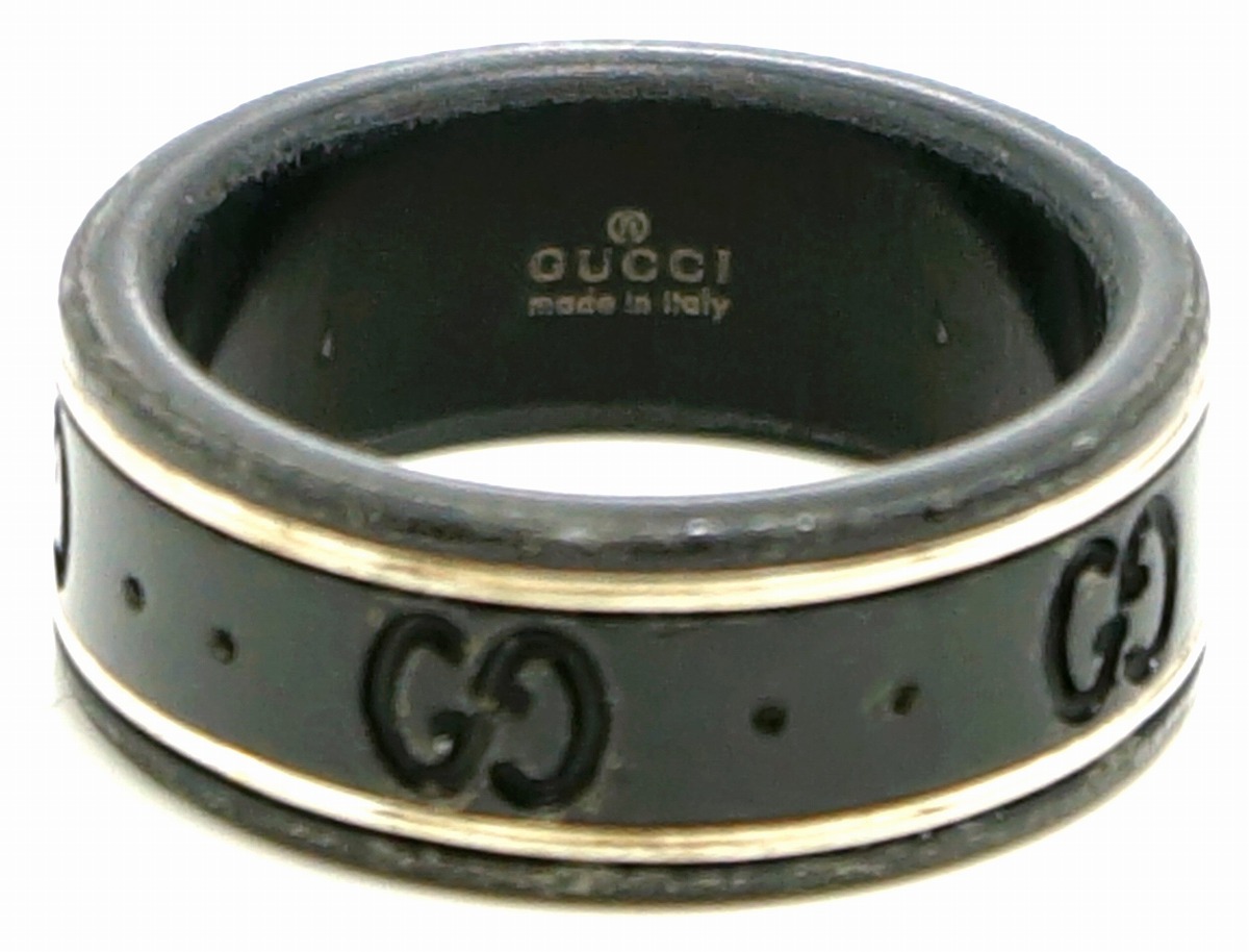 楽天市場】【ジュエリー】GUCCI グッチ アイコンリング GGリング 指輪