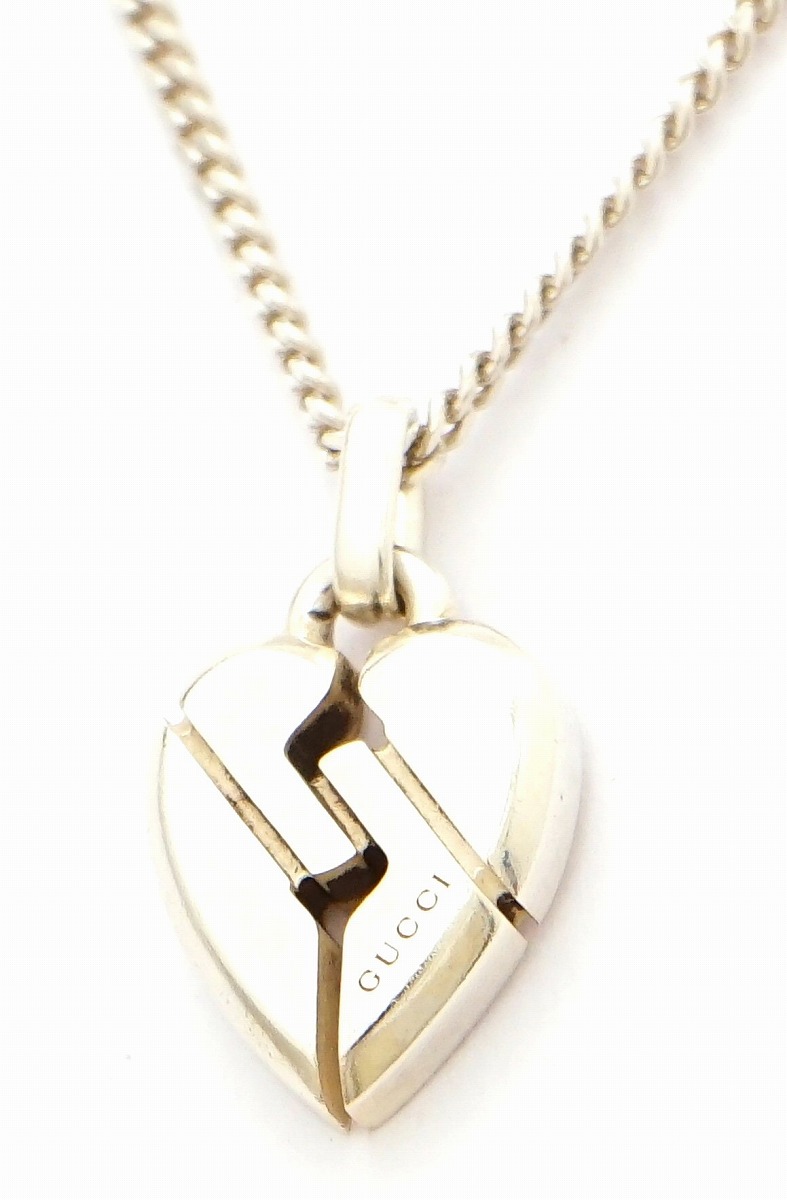 楽天市場】【ジュエリー】GUCCI グッチ ノットハート ネックレス