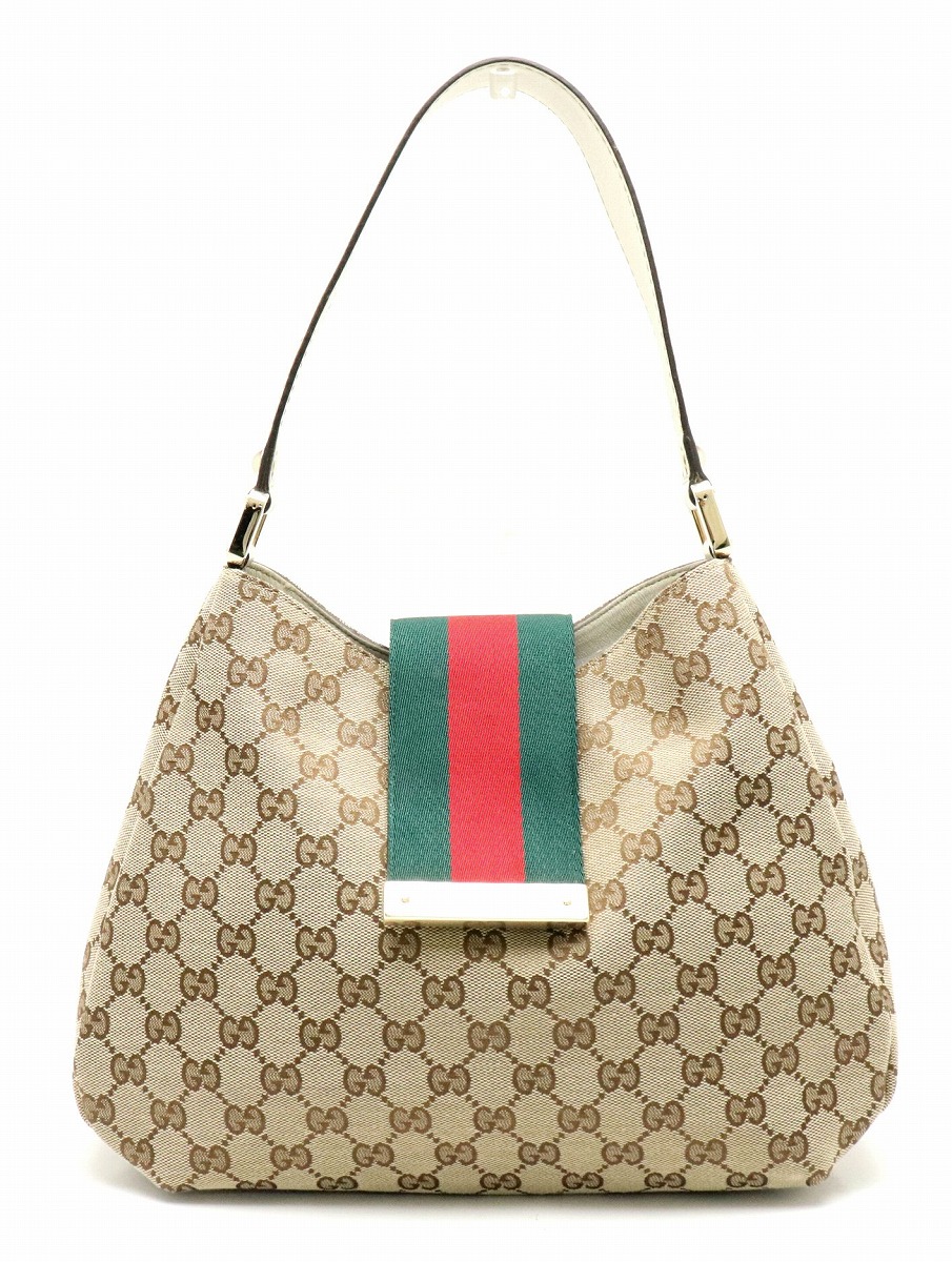 楽天市場】【バッグ】GUCCI グッチ GGキャンバス シェリーライン