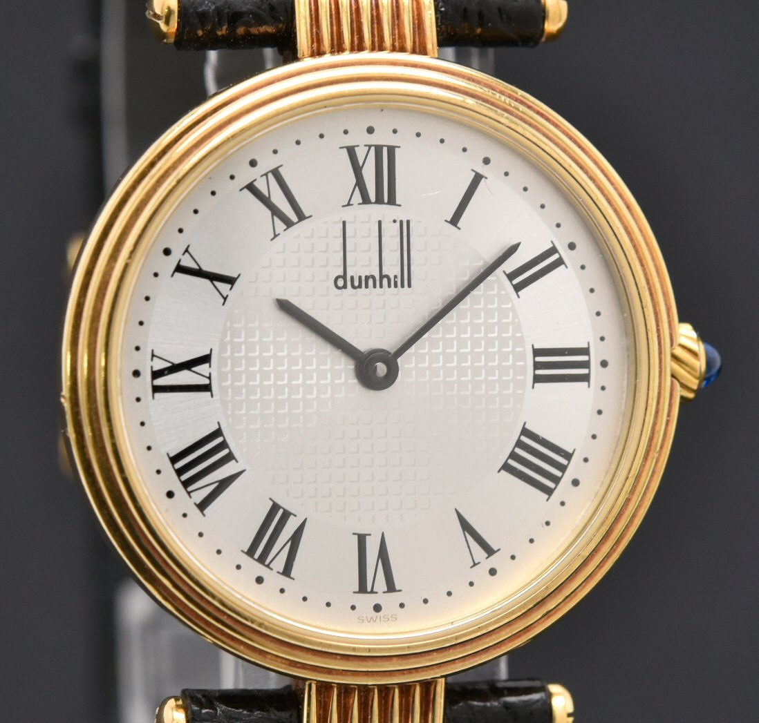 楽天市場】【ウォッチ】dunhill ダンヒル ラウンド メンズ K18YG QZ