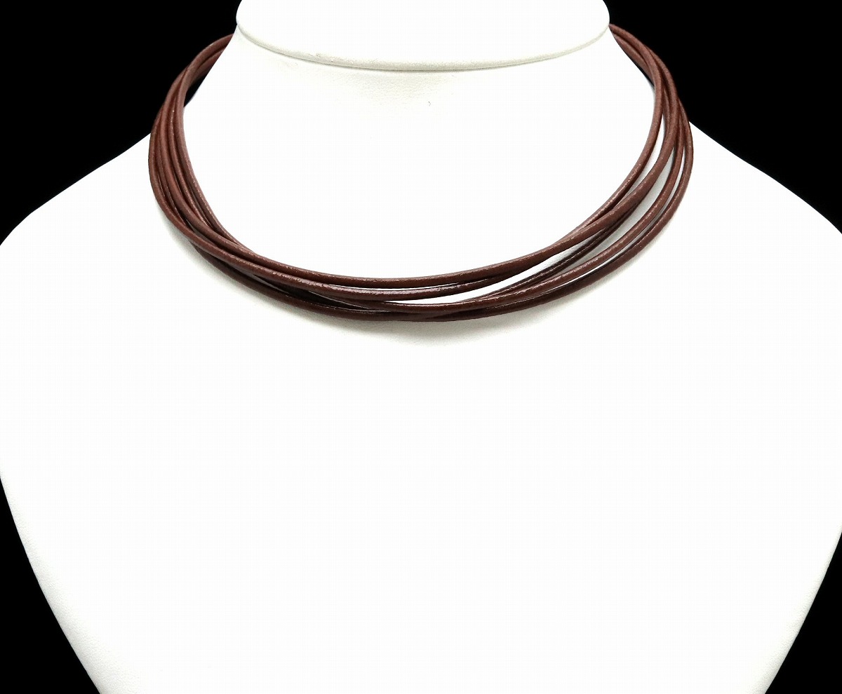 楽天市場】【未使用品】【ジュエリー】BVLGARI ブルガリ 5連 レザー