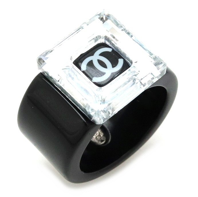 楽天市場】【ジュエリー】CHANEL シャネル スクエア ミラー リング