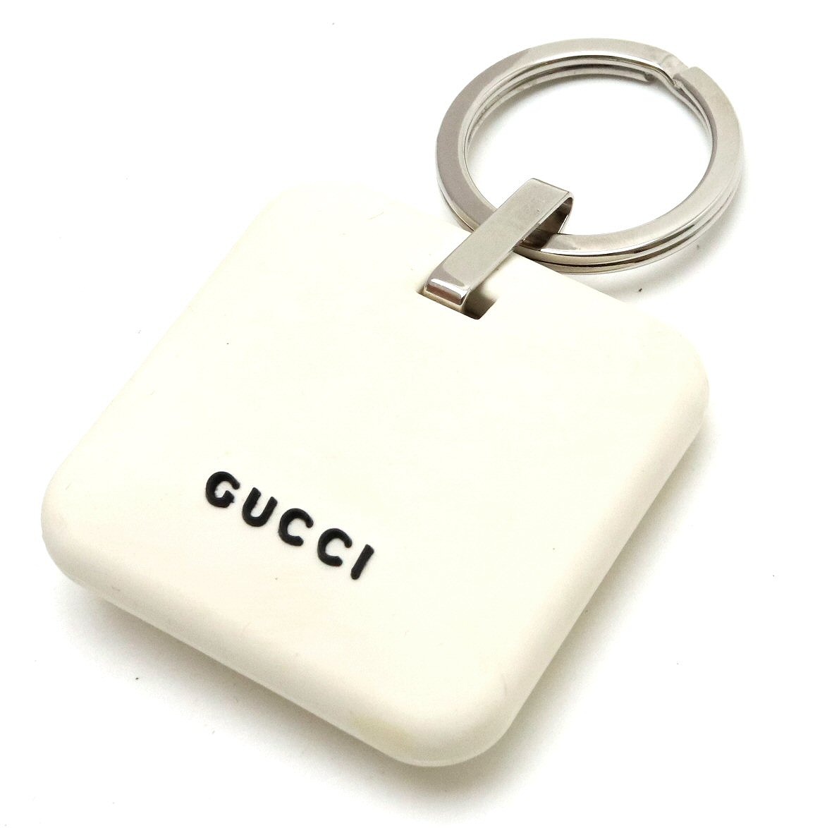 楽天市場】GUCCI グッチ ラバー ロゴ キーホルダー キーチャーム