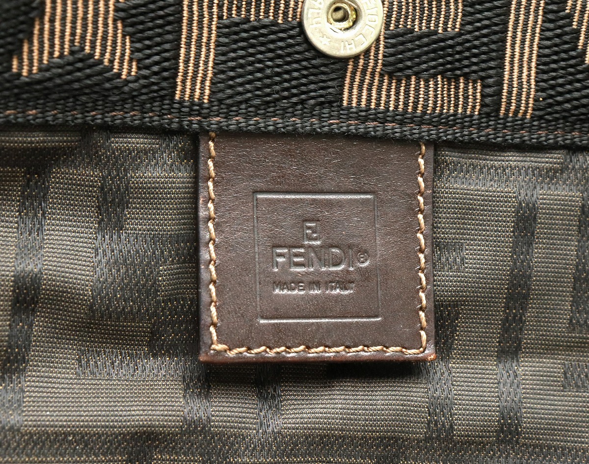 楽天市場】【バッグ】FENDI フェンディ ズッカ柄 ハンドバッグ トート