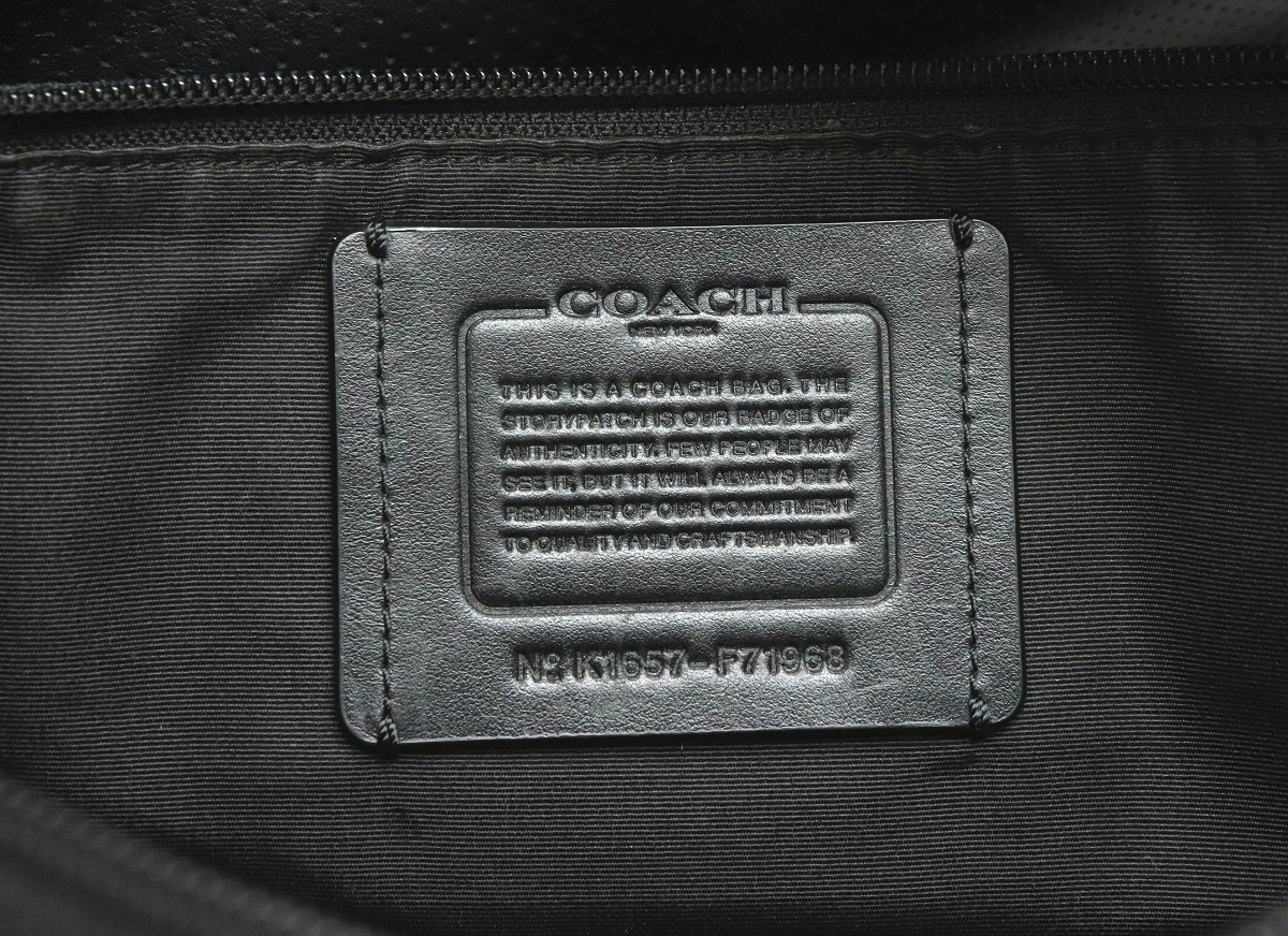 楽天市場】【バッグ】COACH コーチ パフォレイテッド レザー バイク