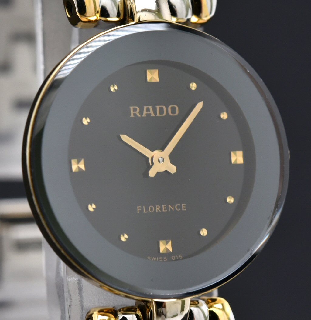 楽天市場】【ウォッチ】RADO ラドー フローレンス ブラック文字盤 SS