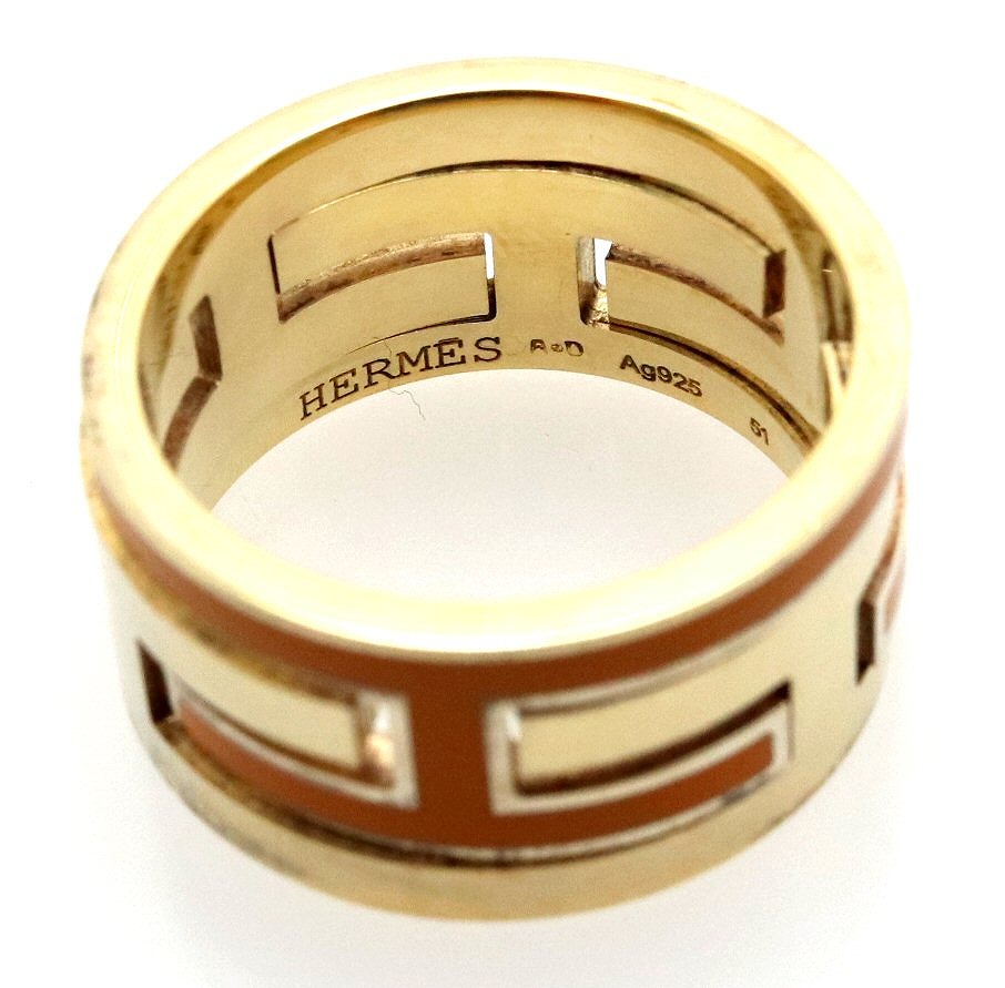 楽天市場】【ジュエリー】HERMES エルメス ムーブアッシュ リング 指輪