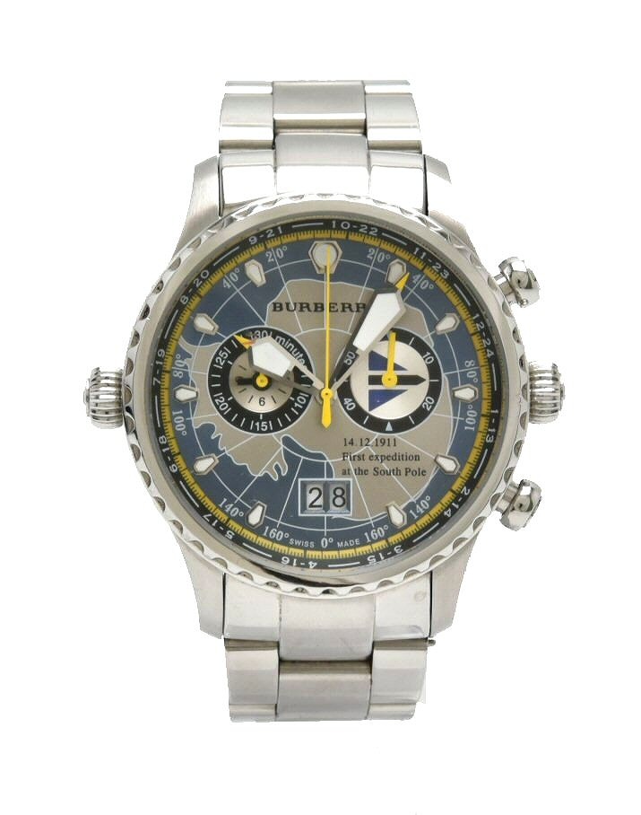 楽天市場】【ウォッチ】BURBERRY バーバリー クロノグラフ ビッグ