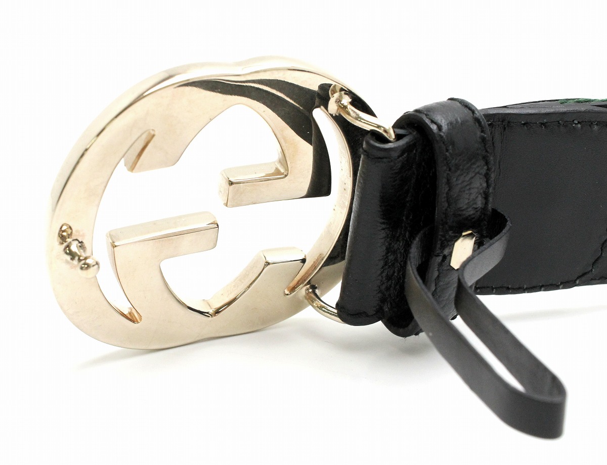 楽天市場】GUCCI グッチ グッチシマ GG インターロッキング Gバックル