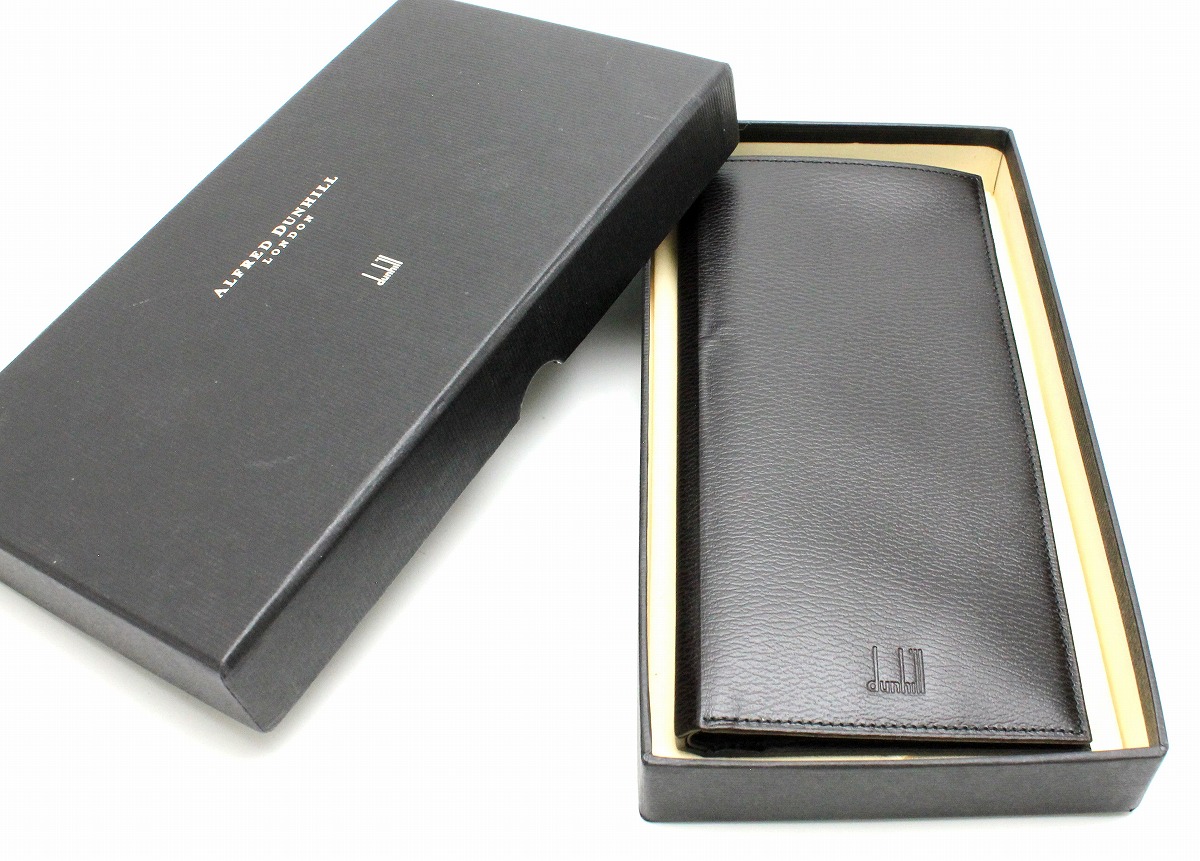 楽天市場】【未使用品】【財布】dunhill ダンヒル 2つ折 長財布 札入れ