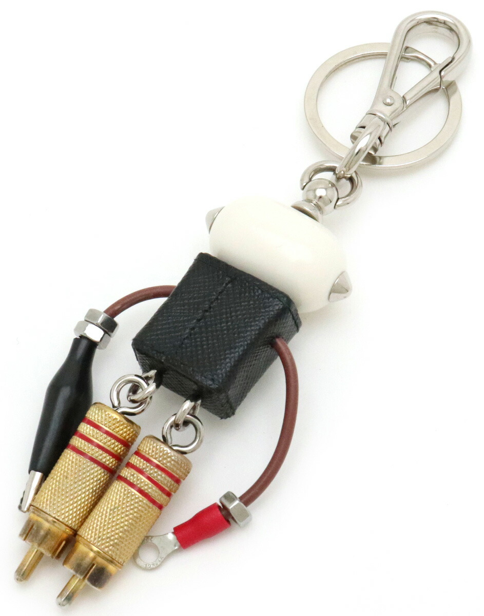 楽天市場】PRADA プラダ ロボット キーホルダー エドワード レザー
