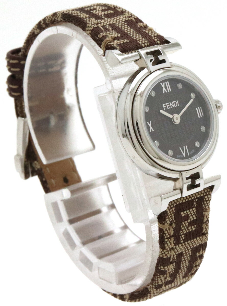 楽天市場】【ウォッチ】FENDI フェンディ ダークブラウン文字盤 8P