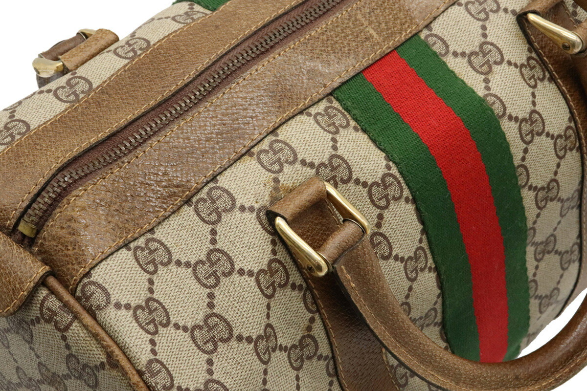 楽天市場】【バッグ】GUCCI グッチ オールドグッチ GGプラス シェリー