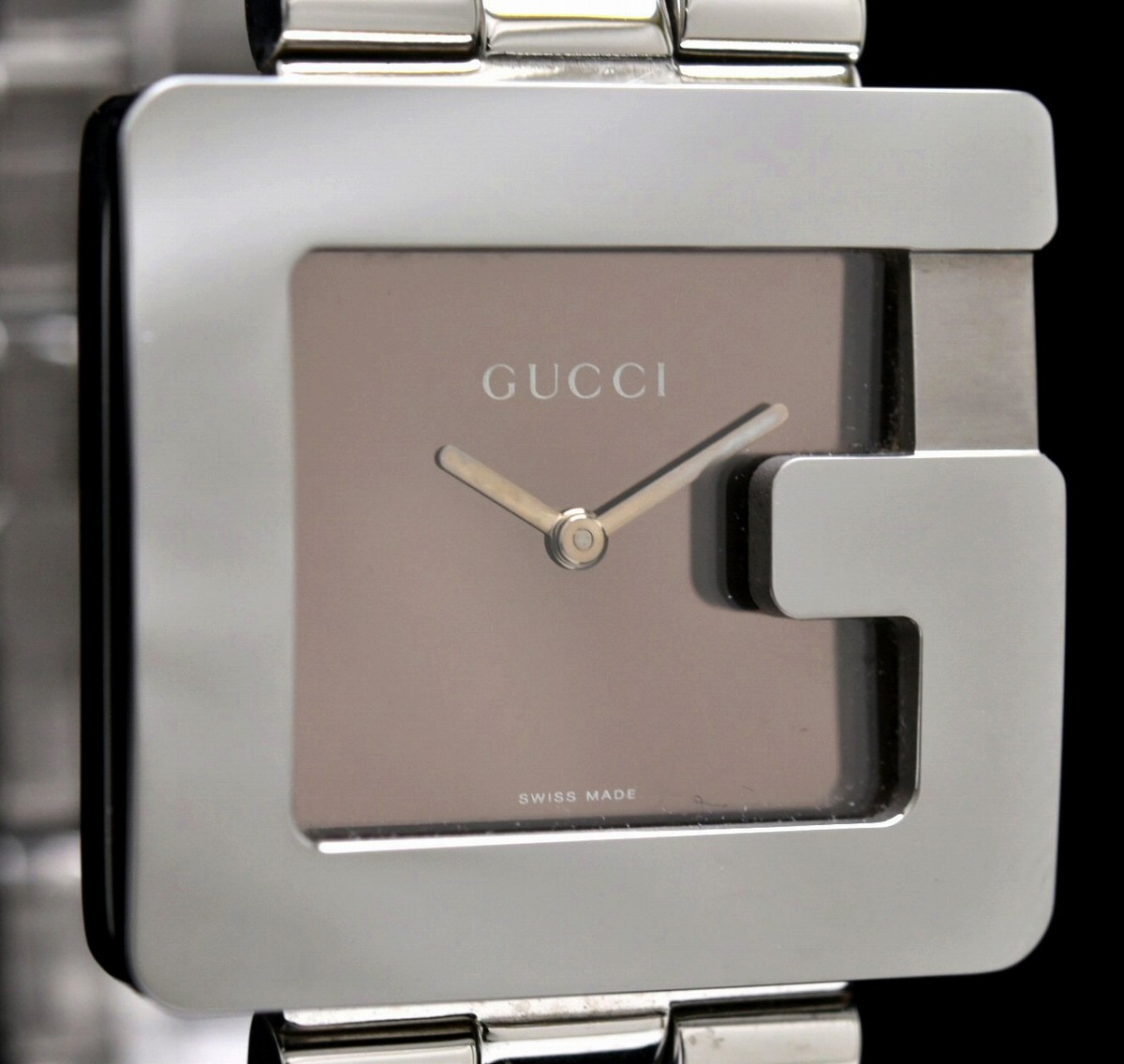 楽天市場】【ウォッチ】GUCCI グッチ Gモチーフ ブラウン文字盤 SS