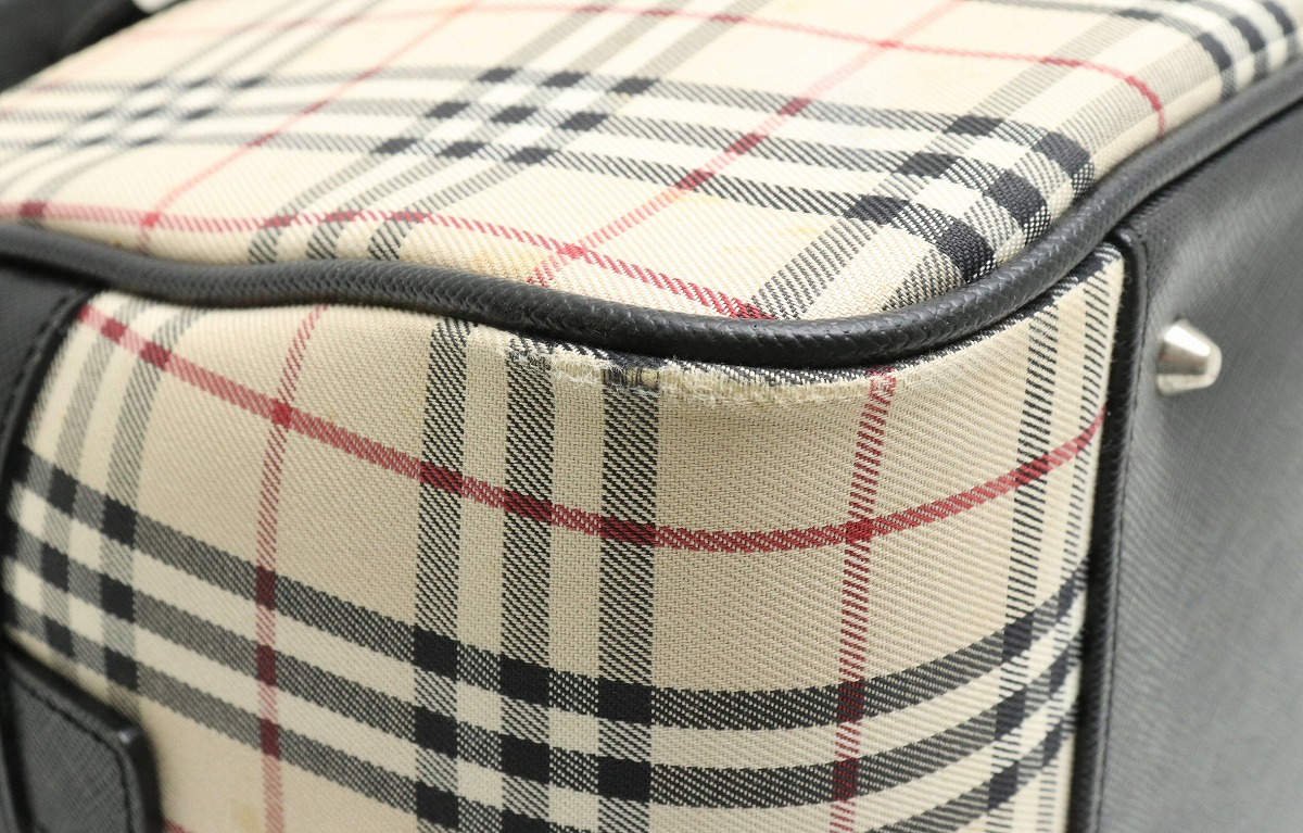 楽天市場】【バッグ】BURBERRY バーバリー ノバチェック ハンドバッグ