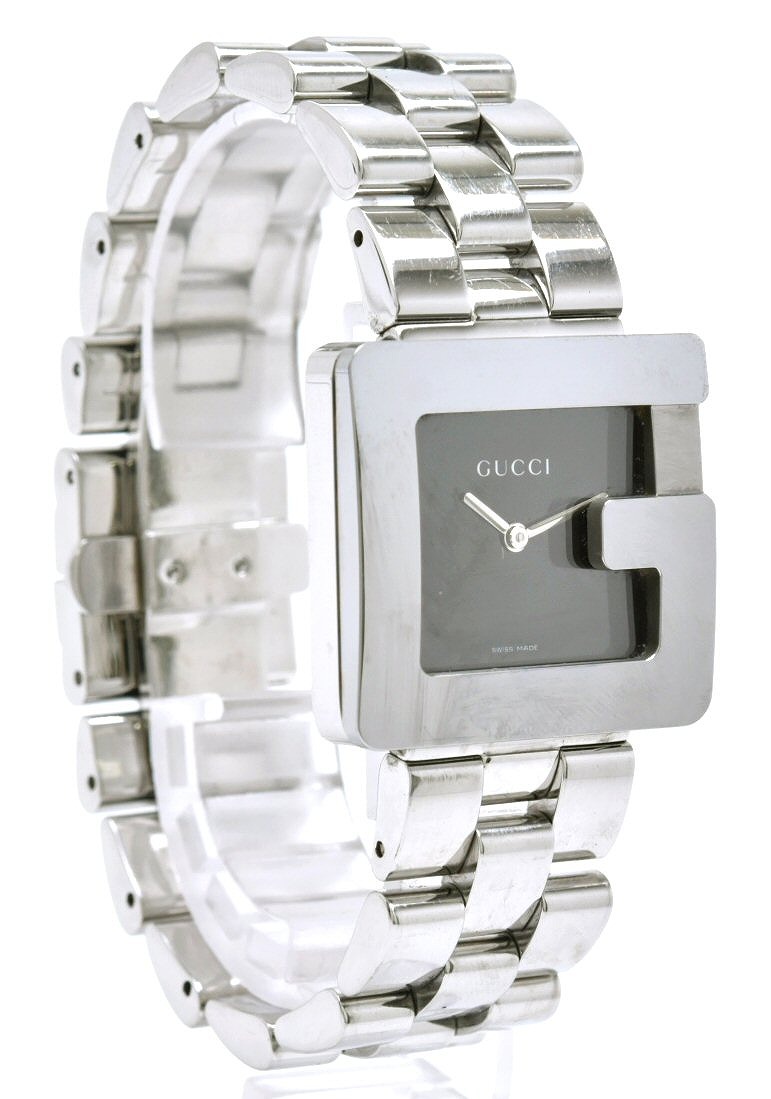 楽天市場】【ウォッチ】GUCCI グッチ Gモチーフ ブラック文字盤 SS