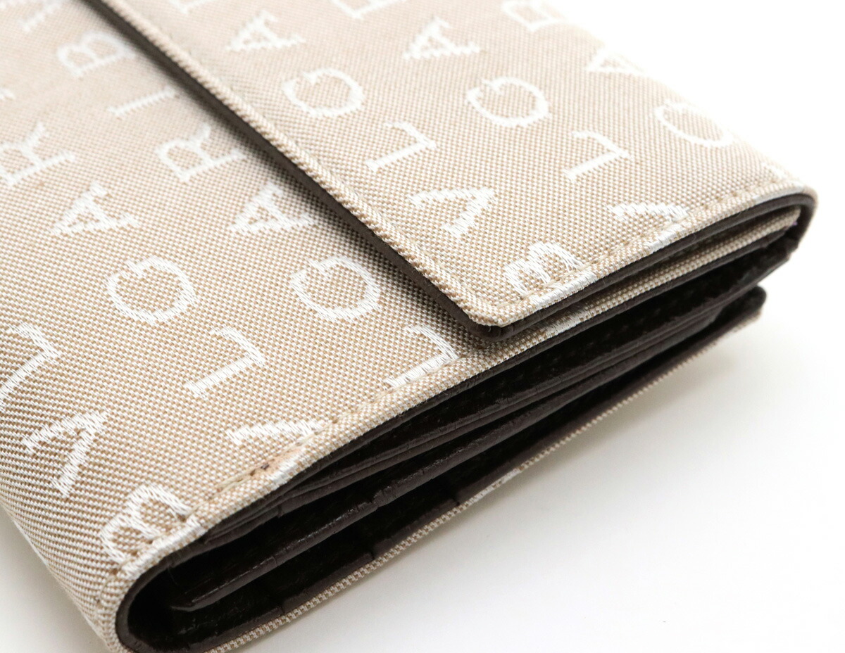 楽天市場】【新品未使用品】【財布】BVLGARI ブルガリ ロゴマニア W