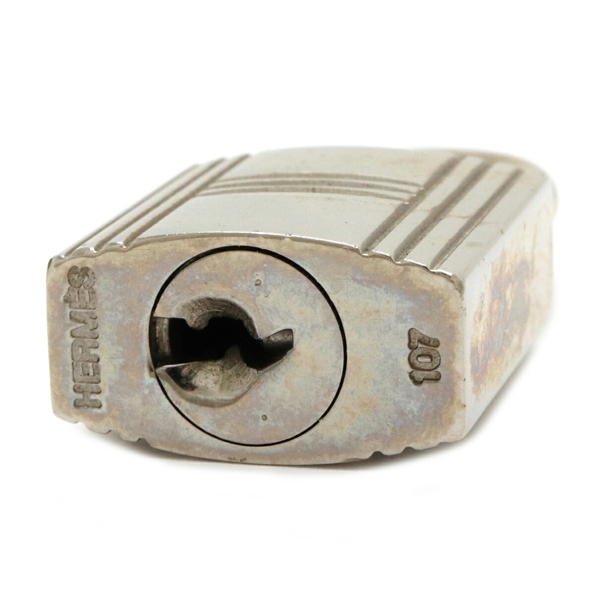 楽天市場】HERMES エルメス カデナ パドロック No.107 南京錠 鍵 カギ