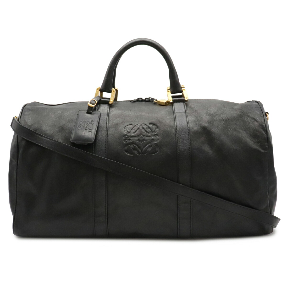 楽天市場】【バッグ】LOEWE ロエベ アナグラム ボストンバッグ