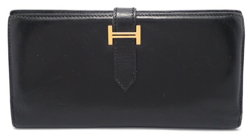 楽天市場】【中古】【財布】HERMES エルメス ベアン クラシック 2つ折
