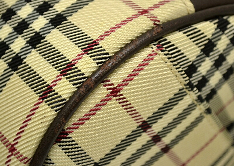 楽天市場】【バッグ】BURBERRY バーバリー ハンドバッグ 筒型