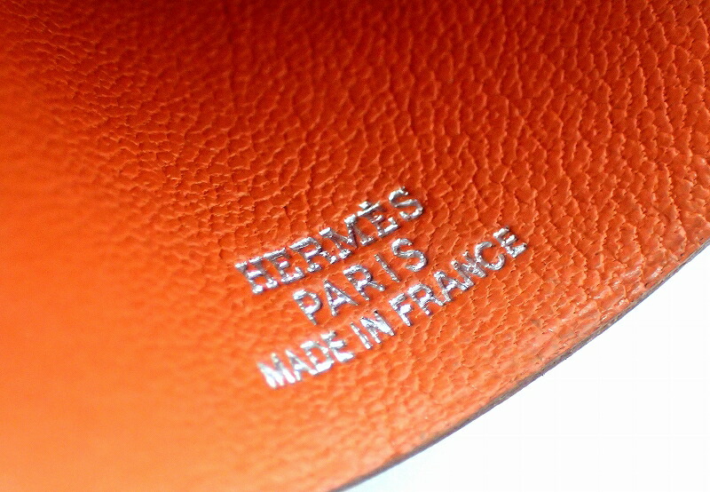 楽天市場】HERMES エルメス クロシェット キーリング オレンジ