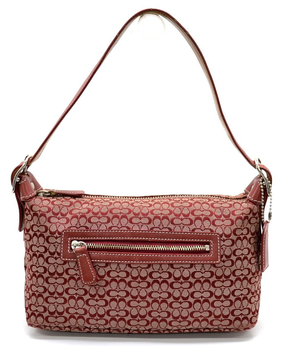 楽天市場】【バッグ】COACH コーチ ミニシグネチャー ミニハンドバッグ