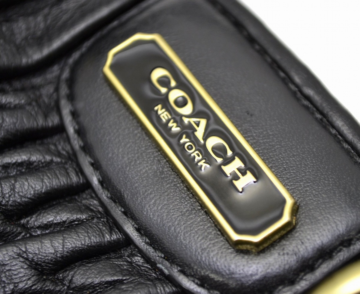 楽天市場】【バッグ】COACH コーチ マディソン ギャザード レザー