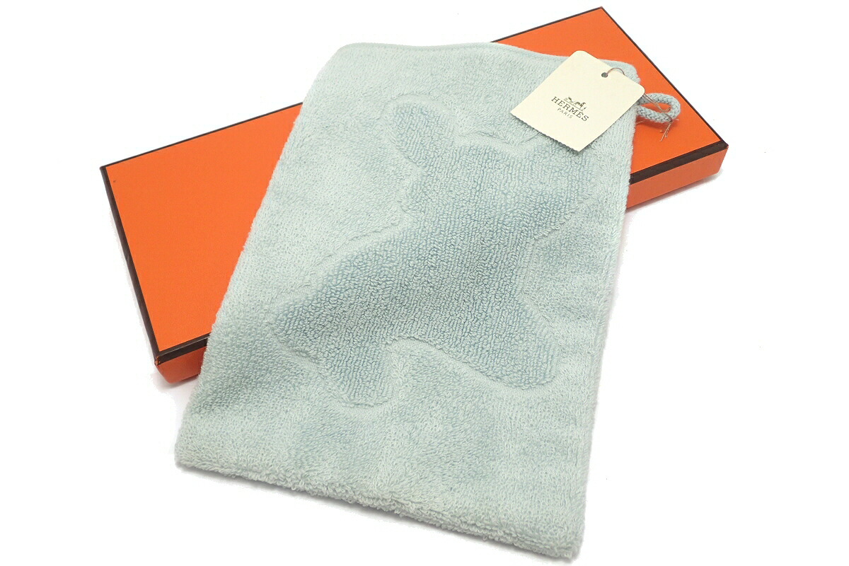 楽天市場】【新品未使用品】 HERMES エルメス バスミトン ミトン バス