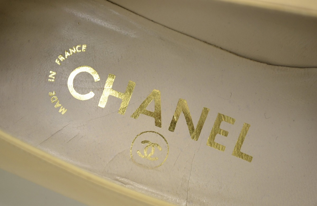 楽天市場】【靴】CHANEL シャネル バイカラー 2トーン パンプス ミドル