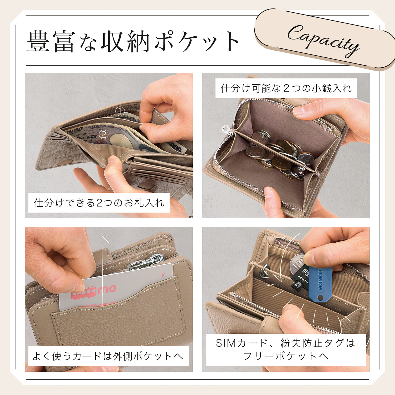 楽天市場】【 楽天7冠達成 】 ミニ財布 L字 レディース 牛本革 カード