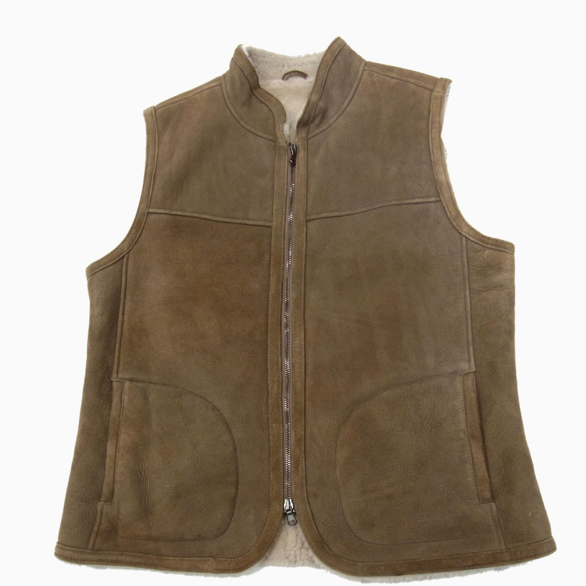 楽天市場】レザーベスト ジップの通販