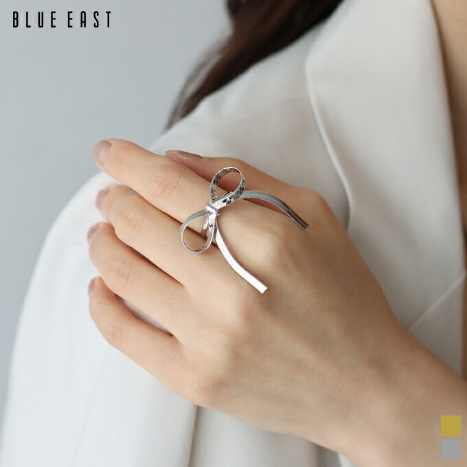 楽天市場】【SALE／30%OFF】リング 指輪 リボン スネークチェーン