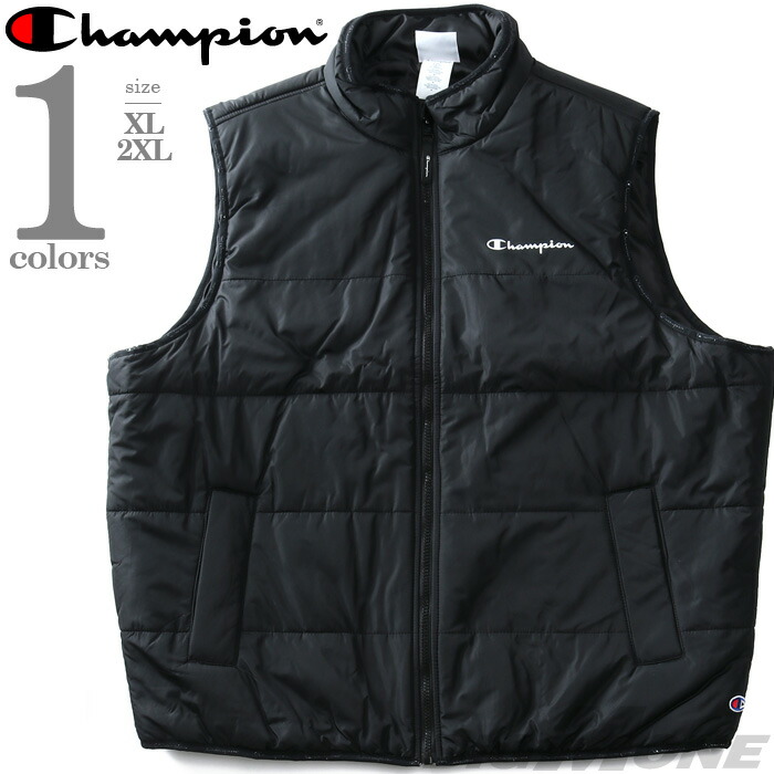 楽天市場】大きいサイズ メンズ Champion チャンピオン 中綿 ベスト
