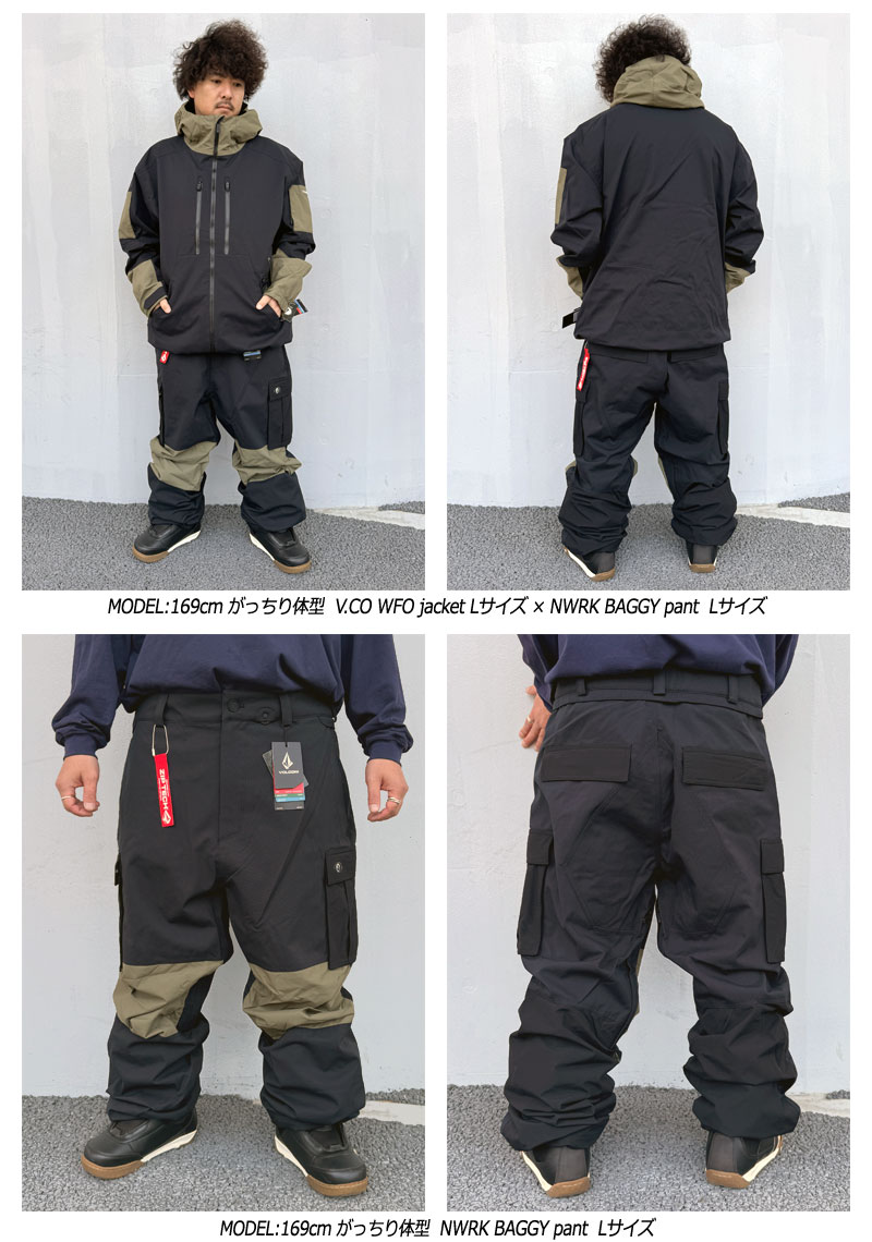 楽天市場】【楽天SS特別価格】24-25 VOLCOM/ボルコム NWRK BAGGY pant
