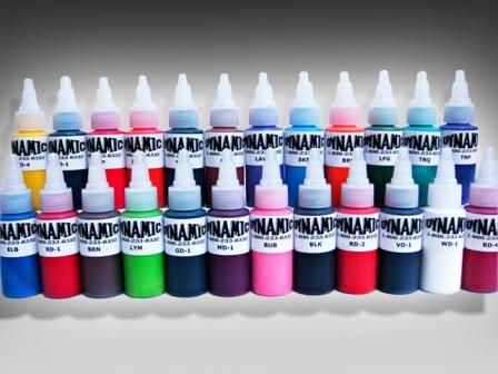 楽天市場】【DYNAMIC】 タトゥーインク フルカラーパック （30ml） 24