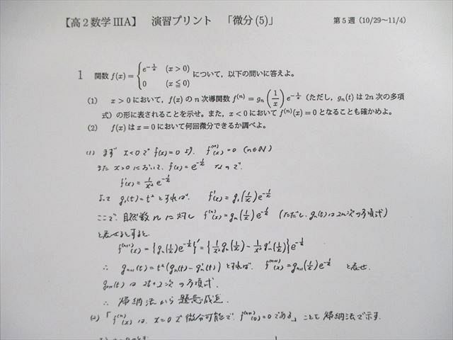 鉄緑会高2数学 授業プリント 全38回分 Yama】鉄緑会 2023 高2 数学